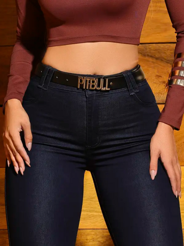 89539 PITBULL JEANS CALÇA SKINNY HOT PANTS C/CINTO