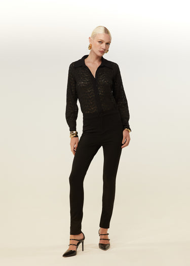 CAM34193 - DIMY CAMISA EM MALHA CROCHE FEMININO