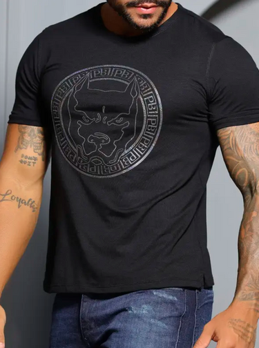 90198 PITBULL JEANS CAMISETA GOLA O