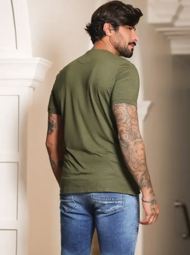 86613 PITBULL JEANS CAMISETA GOLA O