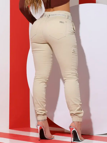 90032 PITBULL JEANS CALÇA JOGGER COLLOR