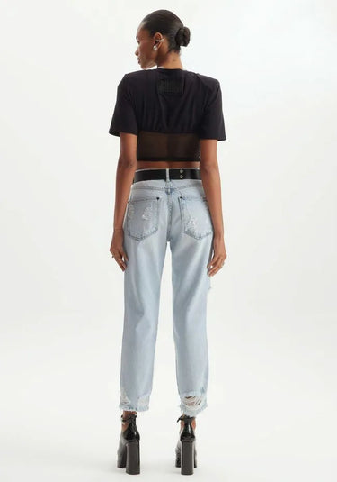501CF006066 - LP CALCA LUNA JEANS CINTO