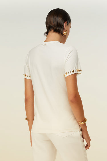 TSH34179 - DIMY T-SHIRT COMFORT COM BORDADO METAL