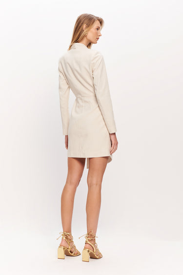 VES33192 - DIMY VESTIDO DE ALFAIATARIA COM BOTAO FORRADO DE VISCOSE